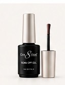 Gel polish bottle and brush