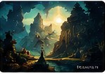A digital fantasy landscape artwork