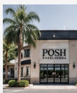 POSH Nail Lounge storefront in Davie