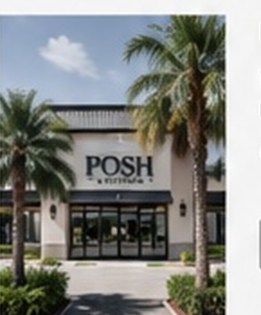 POSH Nail Lounge storefront in Plantation