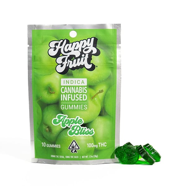 Apple Bliss Gummies 100mg THC