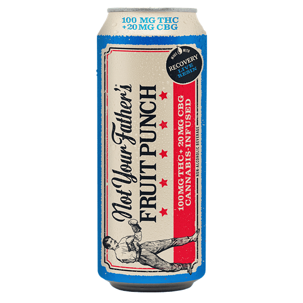 Fruit Punch 16oz Soda 100mg THC + 20mg CBG