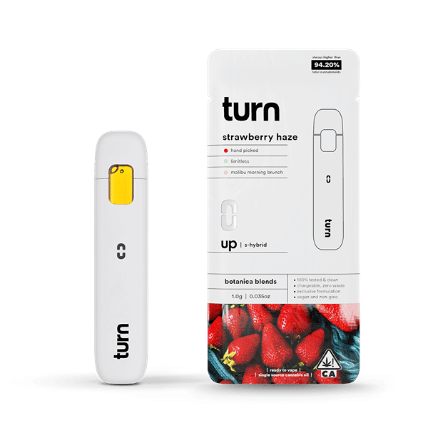 1.0g AIO Strawberry Haze Botanica Blends Up